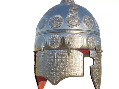 Medieval Helmet 3D model 3