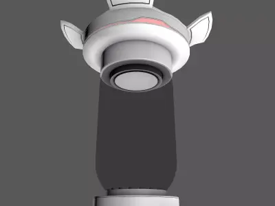 Sci fi liquid container  3D model buy