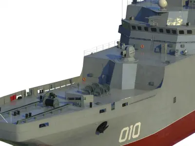 Ivan Gren Landing Ship bdk 11711 3D model purchase
