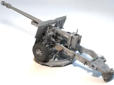  Ordnance QF 17-25 pounder antitank gun Pheasant 