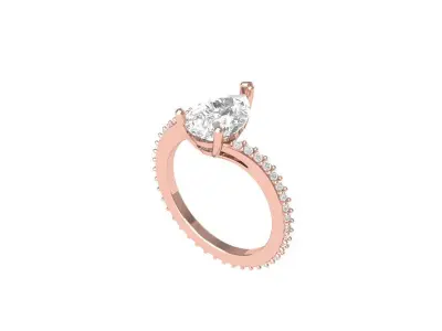 Wedding Ring 3D print model