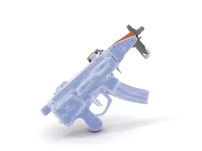 Vintage Carbine Rifle model pack Low-poly 3D model