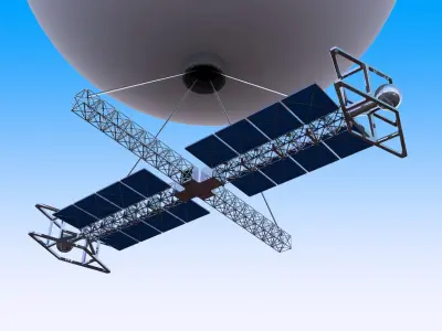 CHINESE SPY BALLOON 3D model