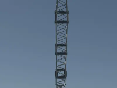 Crane 3D model 5