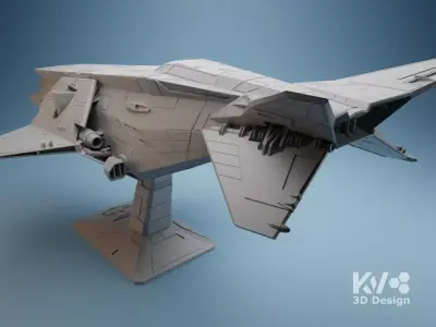 KV-Batman Flying Fox 3D print model