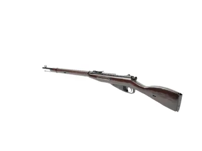 Mosin Rifle - Historic Bolt-Action Rifle 3D Model - Blender 3D model