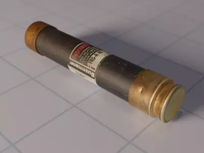60 Amp Fuse 3D model
