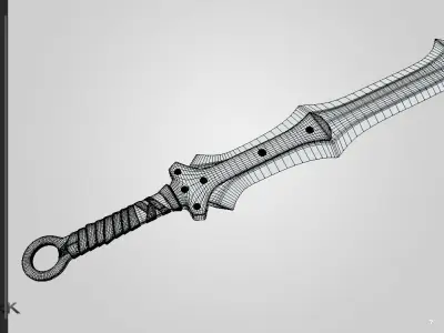 Flat Iron the Chopper 3D model