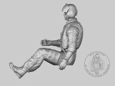 Helicopter Pilot 3D print model