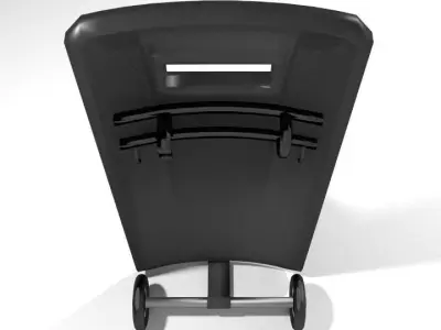 Personal Armor Shield - Roller Ballistic Shield 3D model