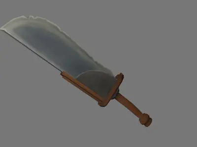 Stylized Sword Low-poly 3D model shop