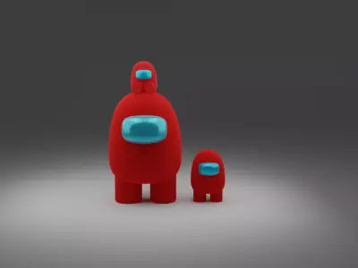 Among us character 3D model get