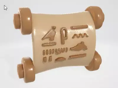 Ancient Egyptian Manuscripts 3D model