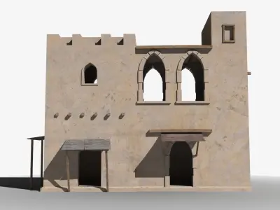 Arab x32 Low-poly 3D model