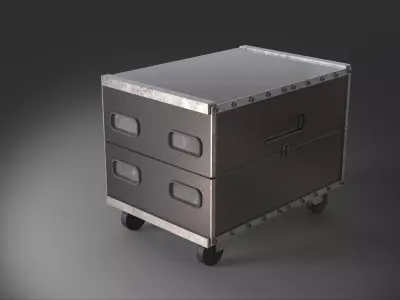 caseslant 8 vol flightcase 3D model