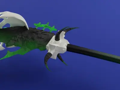 Necromancer sword 3D model