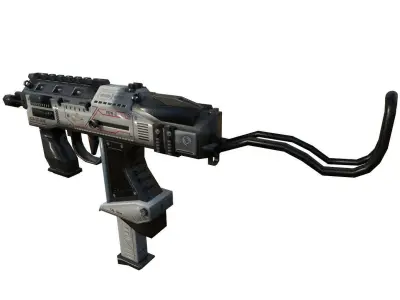3d Gaming Gun Model 3D model