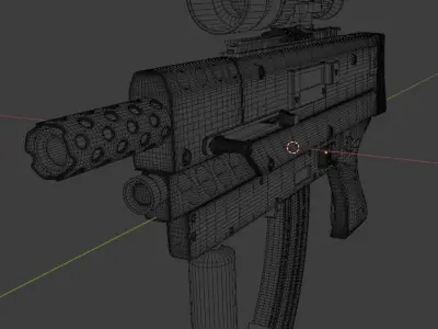  MACHINE GUN 3D model purchase