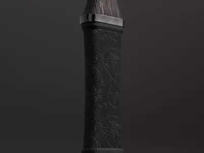 Medieval Knight Sword Low-poly 3D model purchase