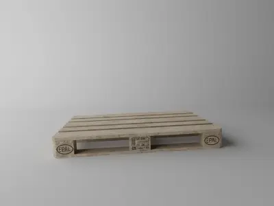 EUR pallete Free 3D model