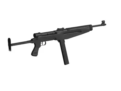 Danuvia 43M submachine gun 3D model