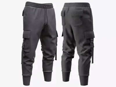 Military Pants 75 - All MH Bodies - UE5 Skeletons - Rigged Low-poly 3D model