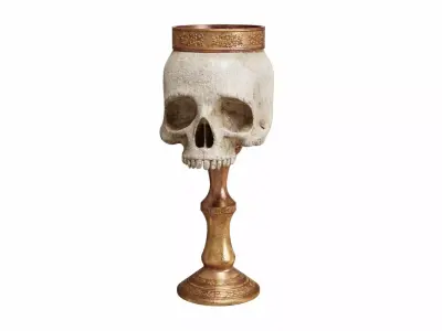 Skull cup 3D model