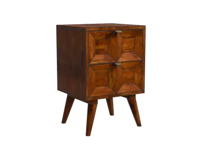 Mango Quad Nightstand Low-poly 3D model