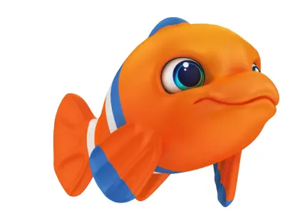 Big Carton Sea Creatures Collection 30 in 1 3D model