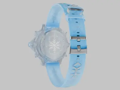 Frostfinder Fantasy Wristwatch Low-poly 3D model