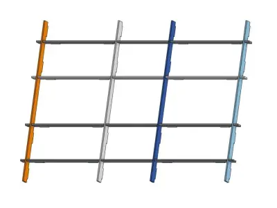 30x48in welding fabrication table  3D model