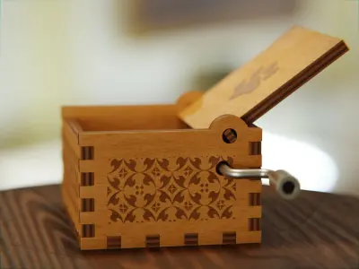 Music box 3D model