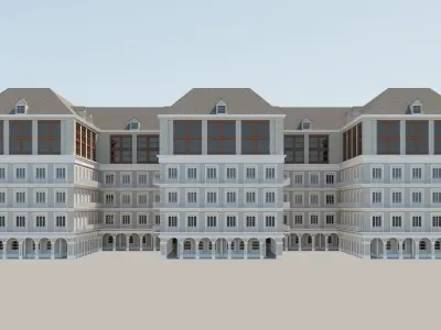 OLD BUILDING  CURROS ENRRIQUEZ 3D model