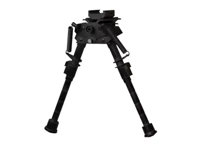 Harris Bipod with Picatinny Attachment Low-poly 3D model