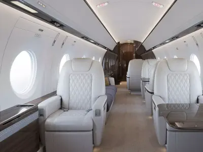 Business Jet Interior 3D model