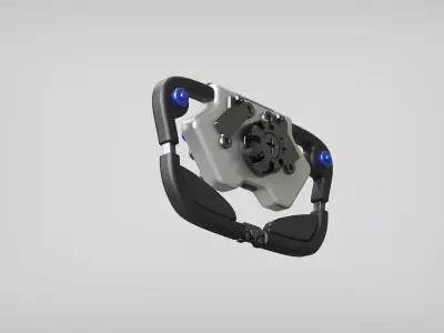 Steering wheel auto motor tuning formule 3D model