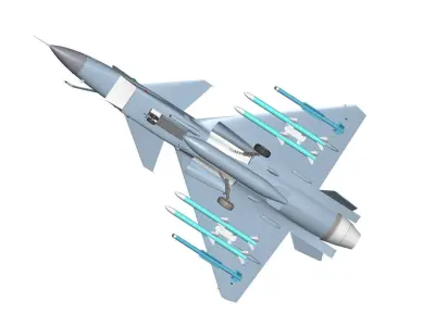 Chengdu J-10 3D model purchase