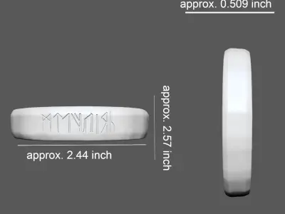 Anglo Saxon Ring 3D Print Model 3D print model
