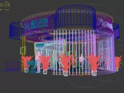 Exhibition - Area - 8X9-3DMAX2009-016 3D model