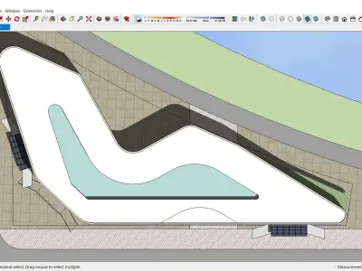 Sketchup Office building H9 3D model