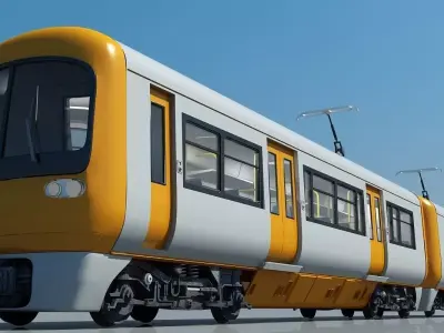 3D Train 05 3D model