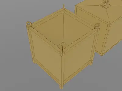 Some Manufacturing Stuff - 3D Model - no texture Low-poly 3D model