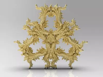 Fractal Kleinian - 3Fold Symmetry 3D print model