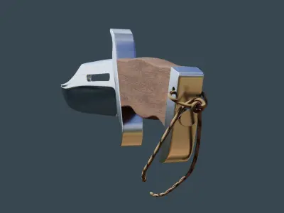 Soldiers Knife Low-poly 3D model