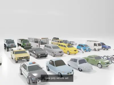 Racetrack and vehicles pack