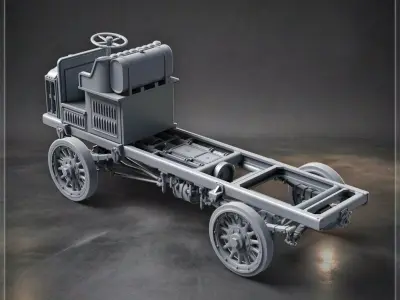 Truck FWD Model B 3D print model