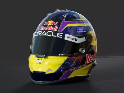 F1 Red Bull Team Helmets 2026 3D model