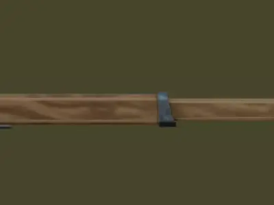 Musket Free low-poly 3D model