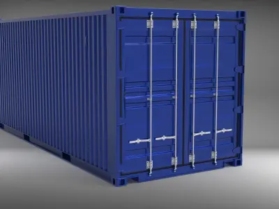 Shipping Container 20ft 3D model purchase
