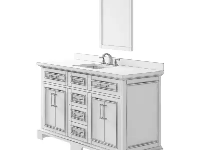 OVE Sarah II 60 Vanity 3D model